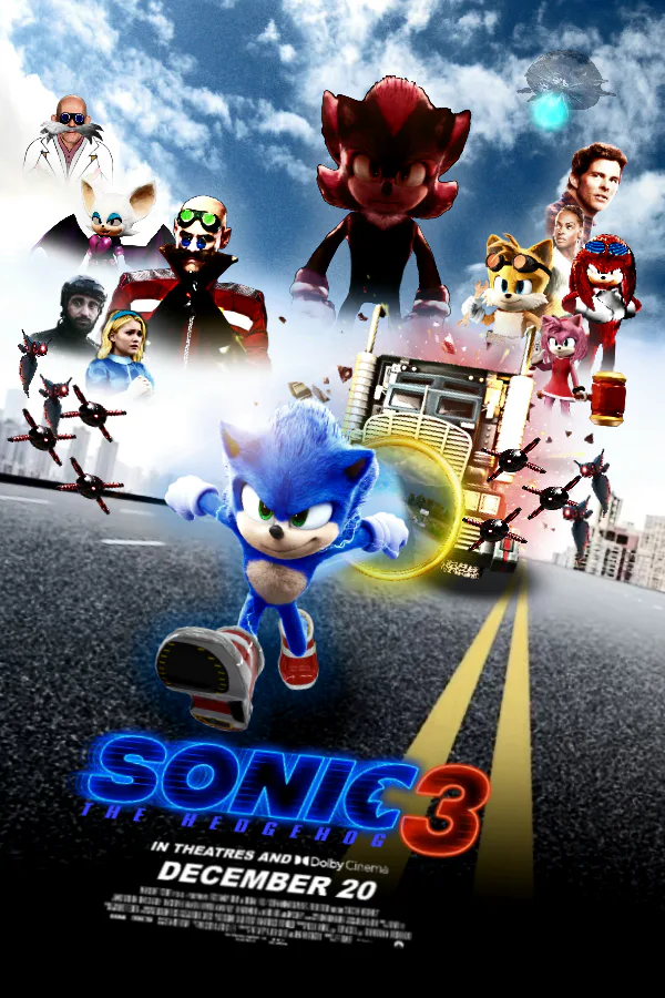 Samuel Lukas The Hedgehog on X: Sonic The Hedgehog 3 (2024) The