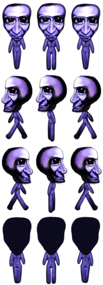 Ao Oni Sprite png