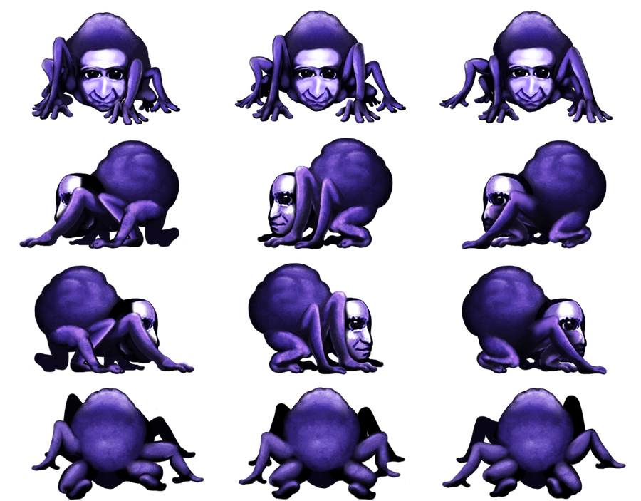 Ao Oni Sprite Animation 