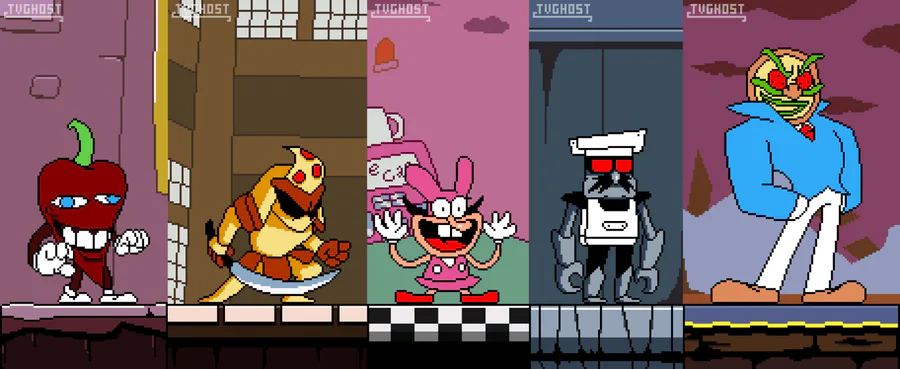 Pizza Tower Online Multiplayer Bosses