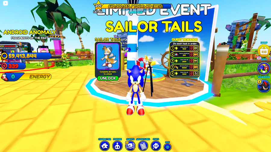 SonicSpeedSimulatorRebornLeaks on Game Jolt: A New Skin Of Tails