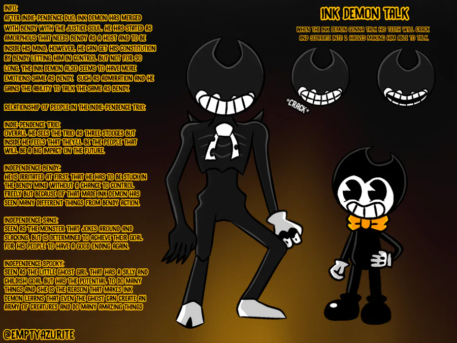 Entries by DragonessBlueFlame tagged Bendy (Bendy and the Ink