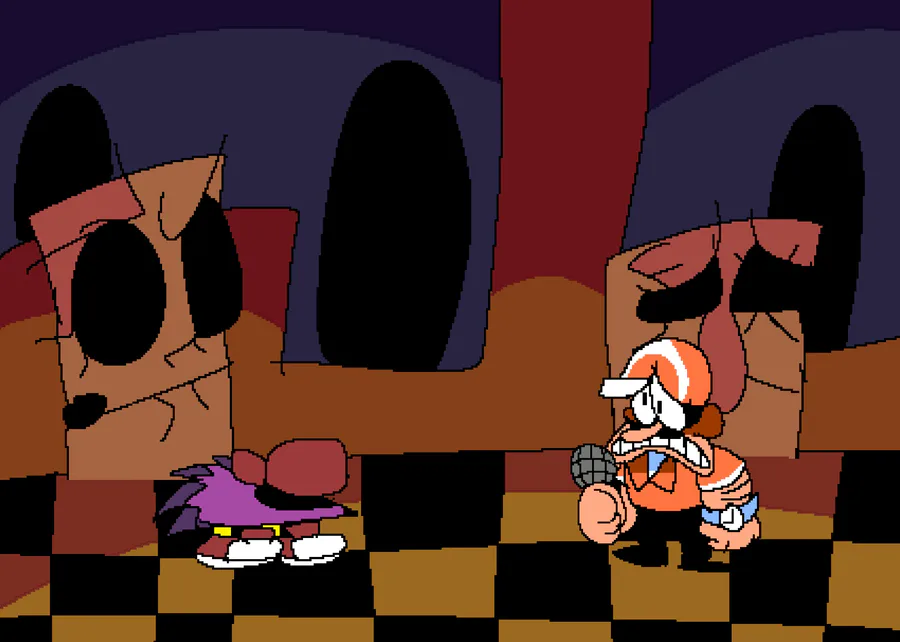 lukee on X: based on that weird screen from sonic cd #pizzatower   / X