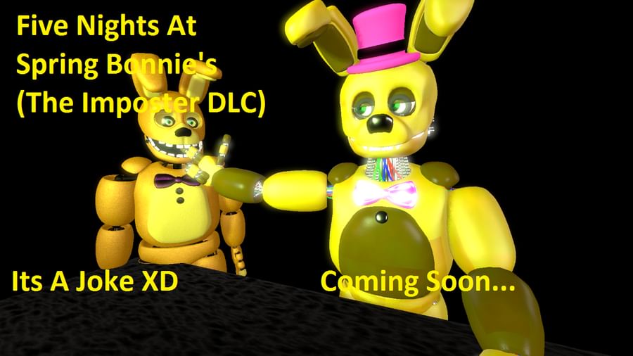 So I Have Updated My Spring Bonnie Model In Sfm And There Was A