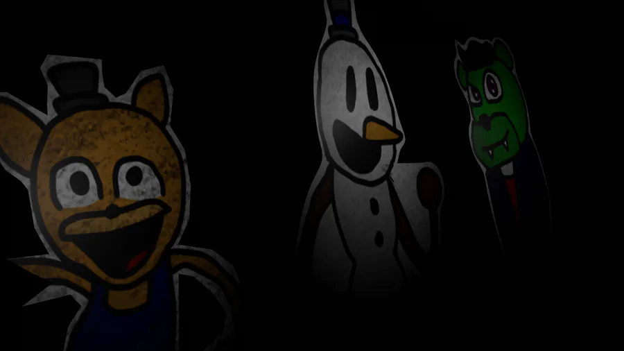 Five Nights at Freddy's Freddy Character Cutouts (4