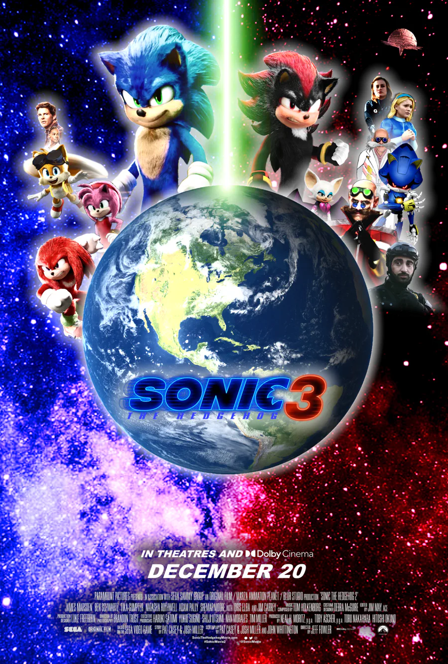 Samuel Lukas The Hedgehog on Game Jolt: Sonic The Hedgehog 3 (2024) The  Force War In Ultimate Poster