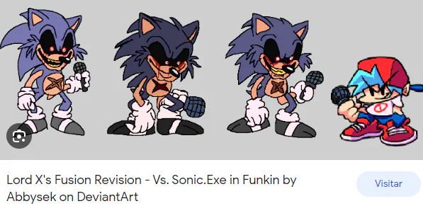 New and Old Sonic.Exe, Majin Sonic and Lord X met by Abbysek on