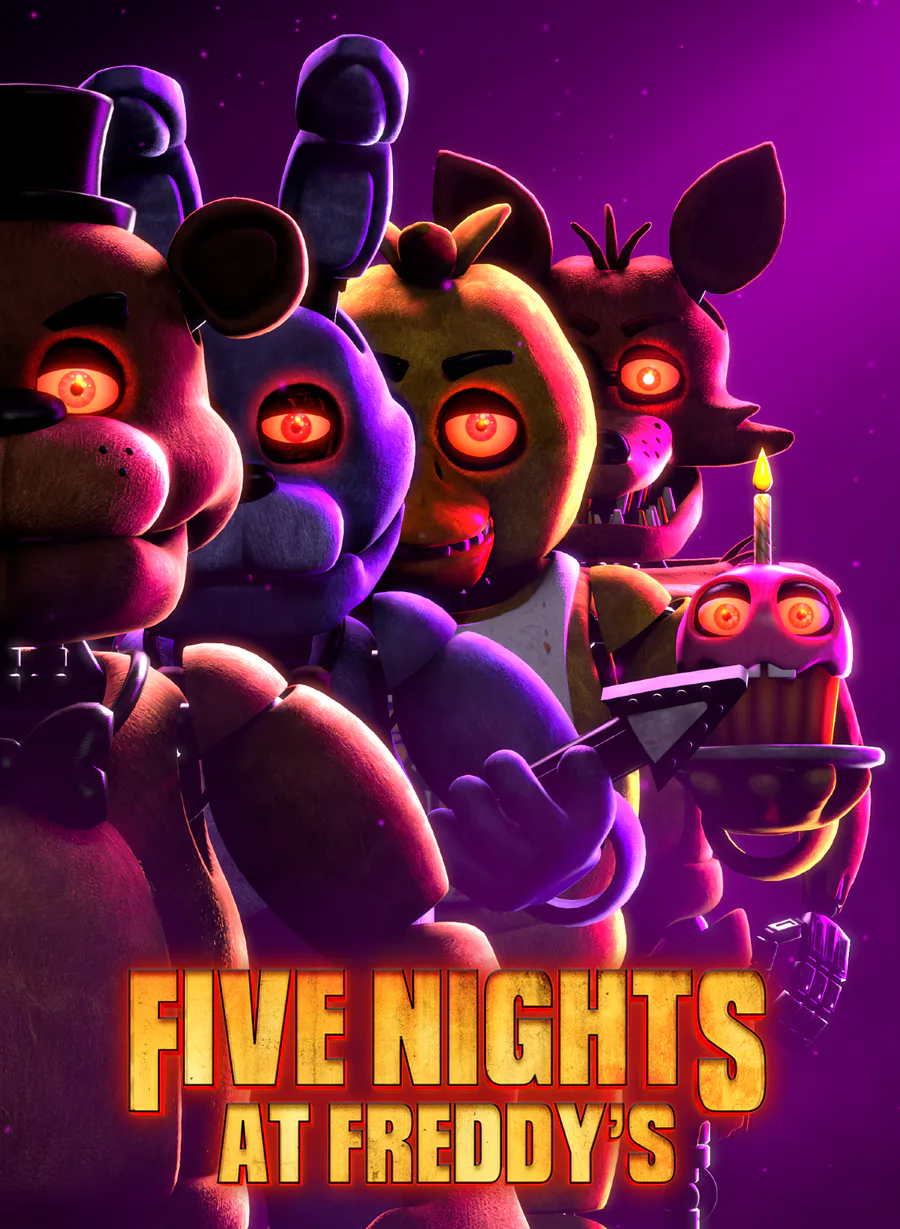 Five nights at Freddy's movie new posters#fnaf