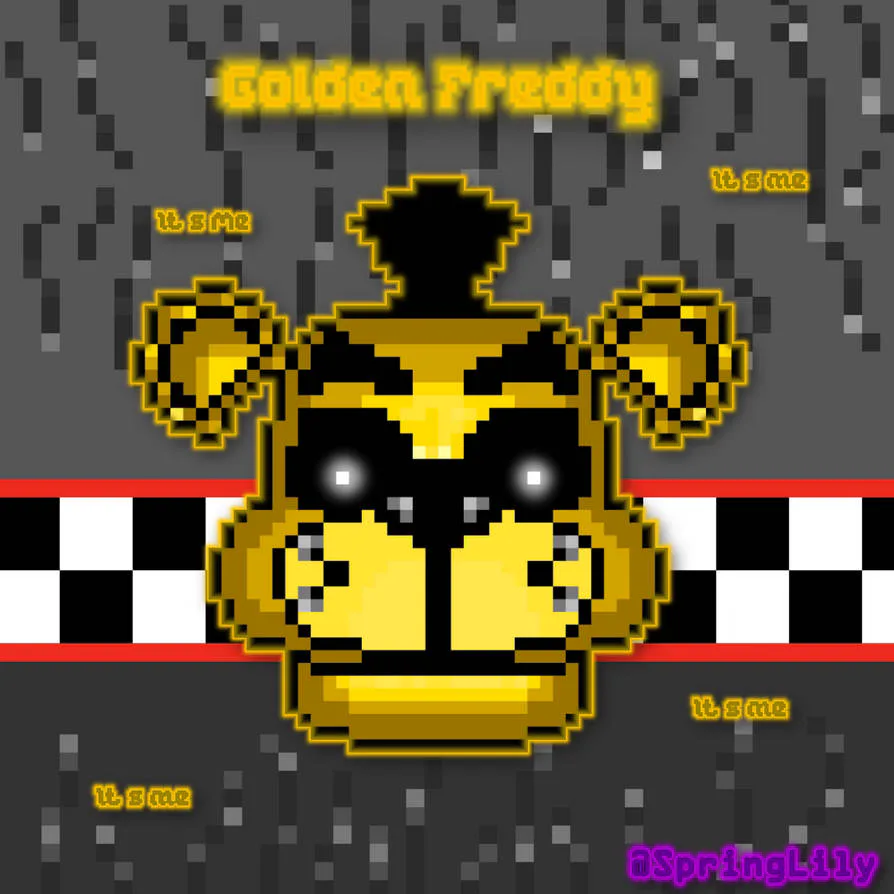 Mr. Afton🔪 on Game Jolt: Shadow Freddy pixel art #FNaF