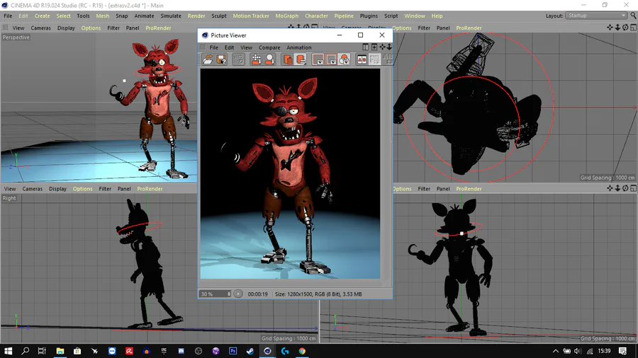 Five Nights at Freddy's 2 - Withereds  Made in Cinema 4D R19 :  r/fivenightsatfreddys