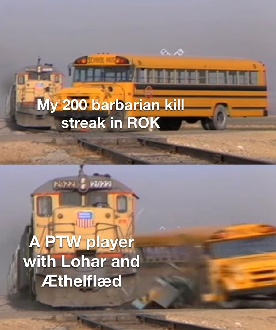 rise of kingdoms power meme