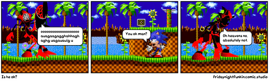 Sonic in Sonic.EXE 1.5 but with 3.0 Sprites - Comic Studio