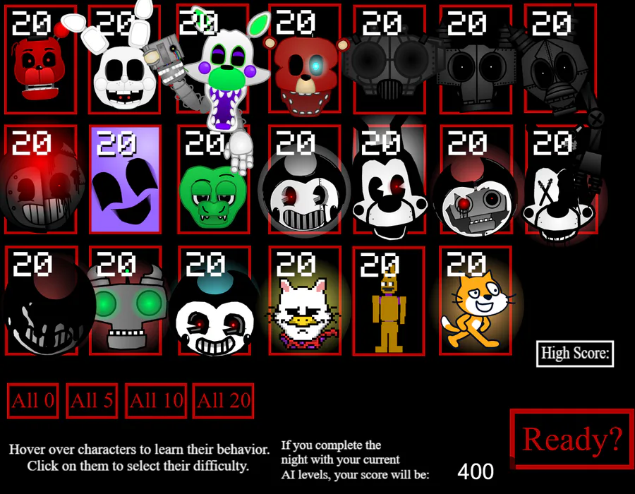How To Make FNAF: Ultimate Custom Night in Scratch (Part 4) 