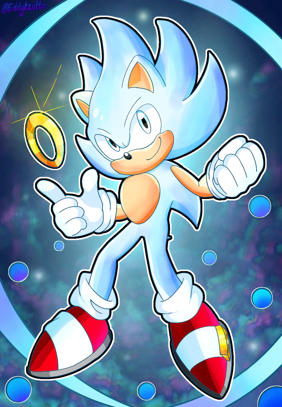 Eddykavito on Game Jolt: hyper Sonic:star2: (old art)