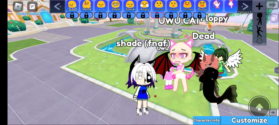 Gacha Online in Roblox - I met a FAN!!! 