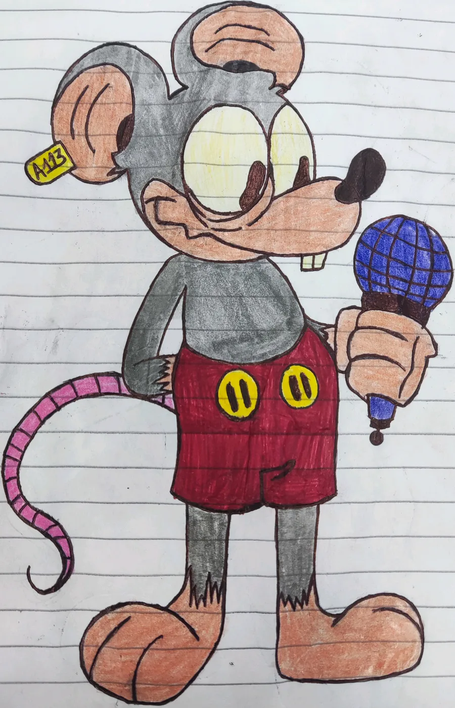 Mickey Mouse invests in nipple warmers - Drawception