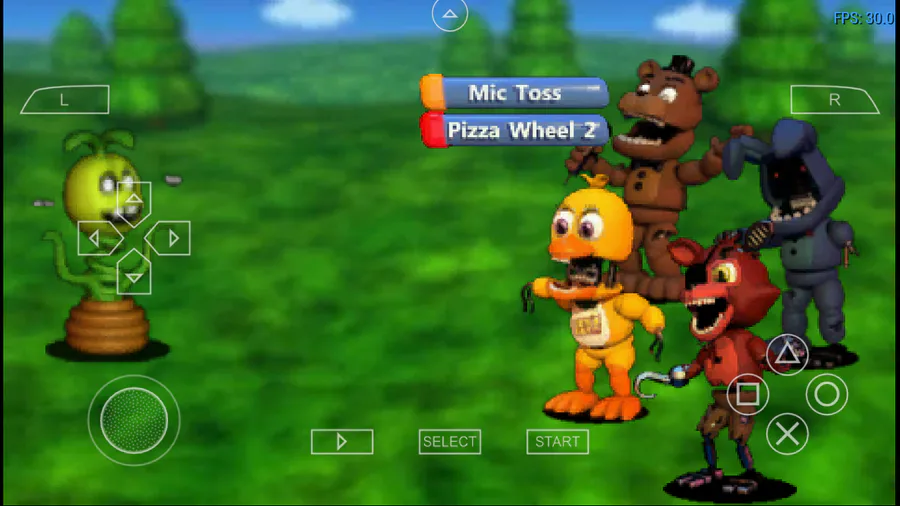 FNAF WORLD ALPHA - (PSP) by NazDev32