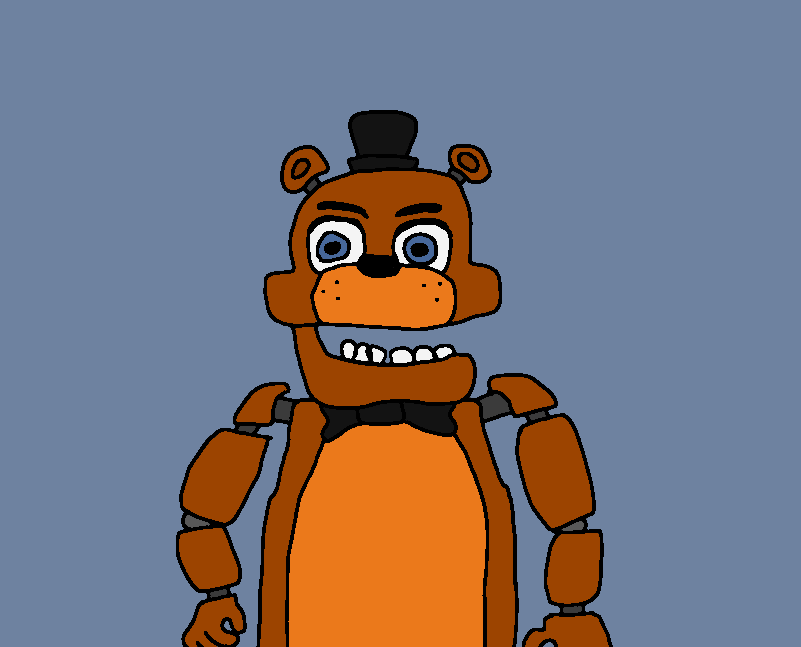 Fnaf Fredbear Plush Fanart Clipart (700x700), Png Download