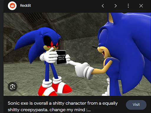 Sonic slaps Shadow (MEME)