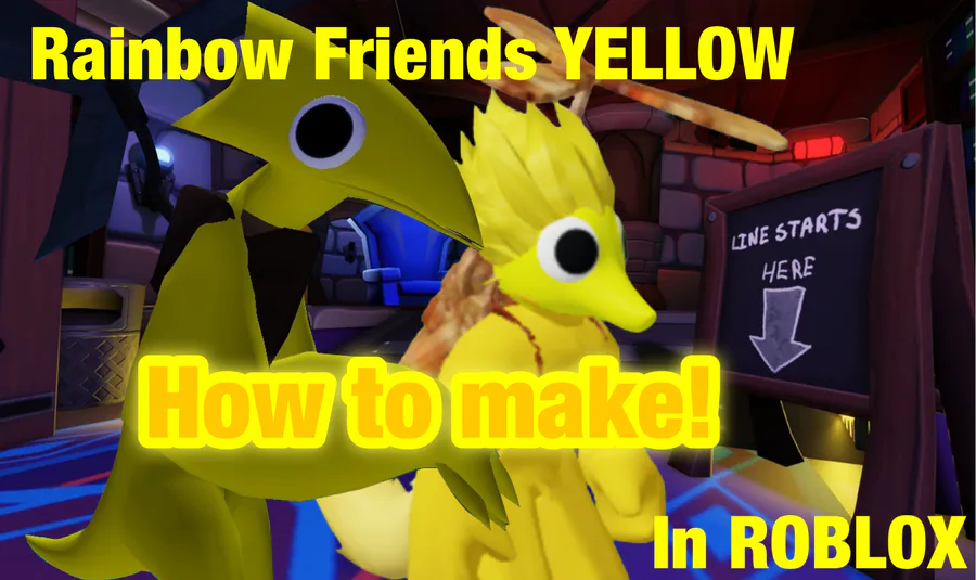 YELLOW FROM RAINBOW FRIENDS CHAPTER 2 ROBLOX GAME