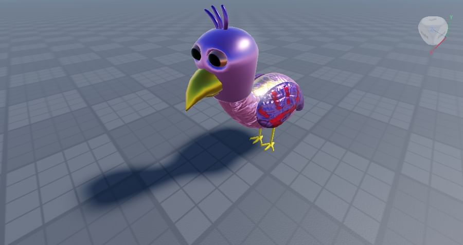 Baby Opila Bird - Download Free 3D model by Garten of banban