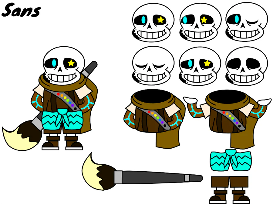 My Art (mostly Undertale) - Swapfell Sans (pixel art) - Wattpad