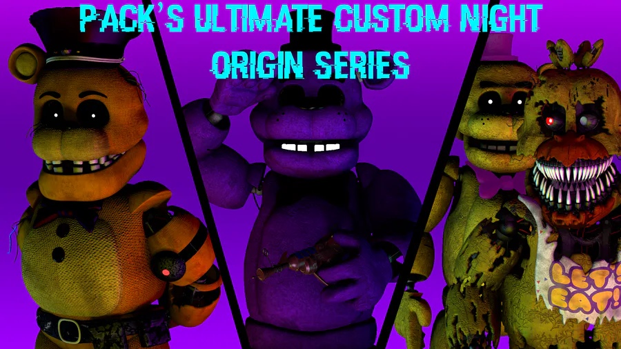 FNAF ANIME SCENES! UcN Secret Story Cutscenes - (Five Nights at Freddy's  Ultimate Custom Night) 