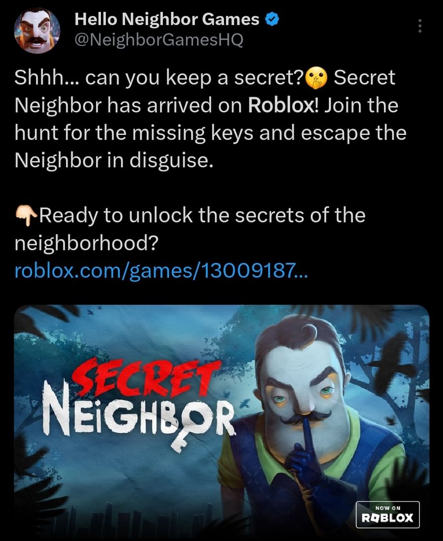 Portal Update] Secret Neighbor [BETA] - Roblox