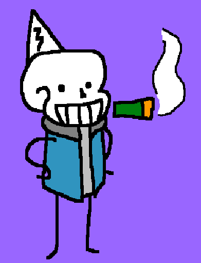 Sans telling a joke - Drawception