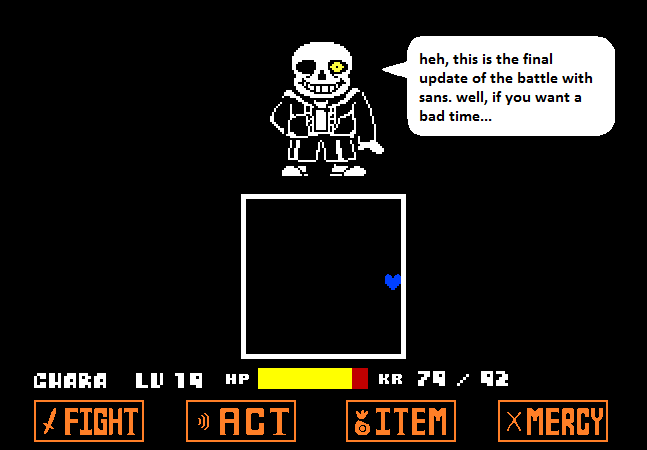 Bad Time Simulator) CUSTOM ATTACK [No Hit] 