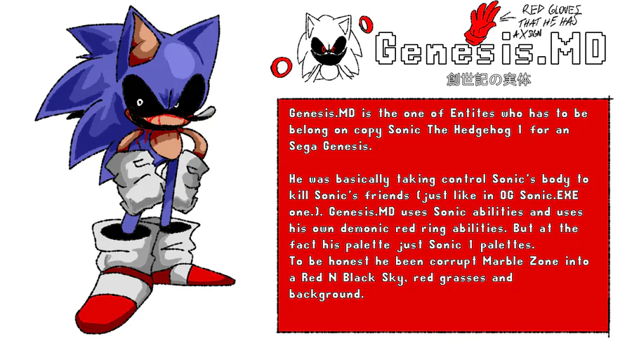 Sonic.exe The Hedgehog Genesis Sega