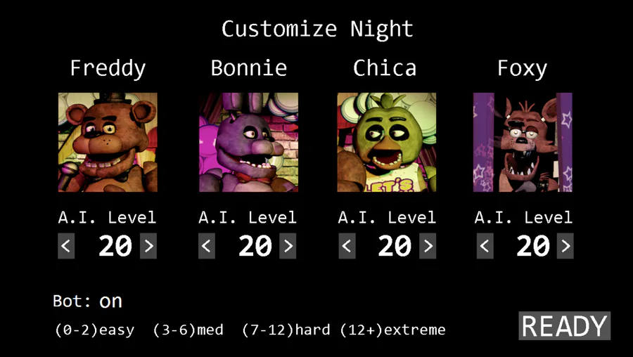 Ultimate Custom Night Will Keep Five Nights At Freddy's Fans On Their Toes