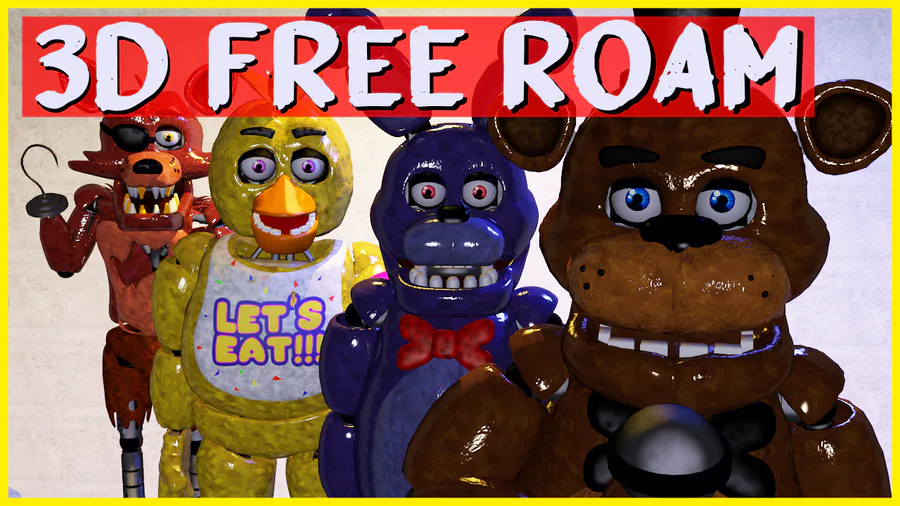 Five Nights At Freddy's 1 Free Roam Free Download - Fnaf Fan Games