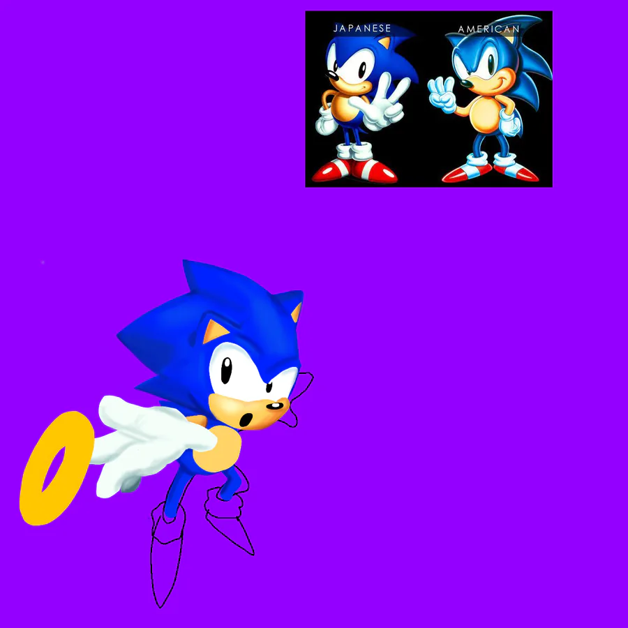 JonSonic on Game Jolt: A Classic Sonic Fanart! 🎨