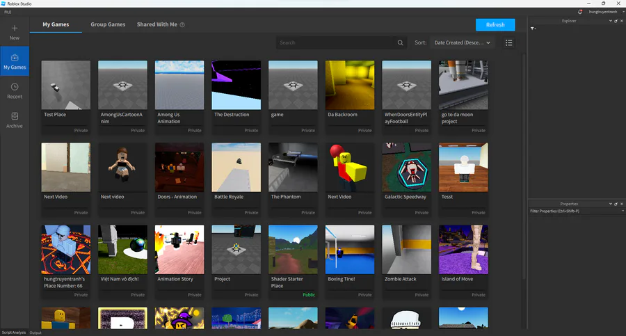 New posts in Share Your Creations - Roblox Studio Community on Game Jolt