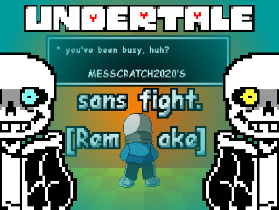 UNDERTALE Sans Battle Remake by the_a_white_name - Game Jolt