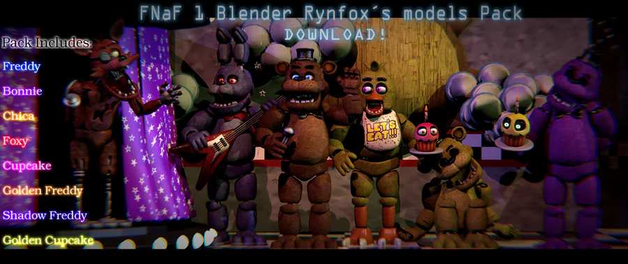 Blender Fnaf Models