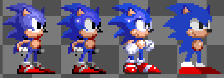 Kanomi13 on Game Jolt: Sonic sprite