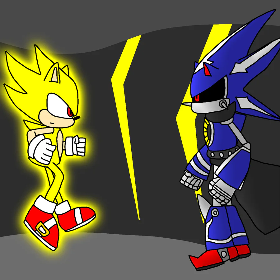 Sans! X on Game Jolt: Super Sonic vs Neo Metal Sonic