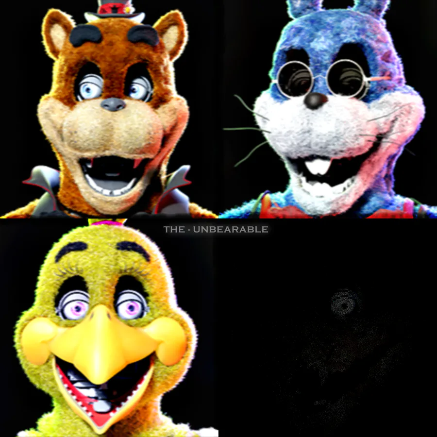 6 FNaF fan-games with REALISTIC ANIMATRONICS (part 1) 