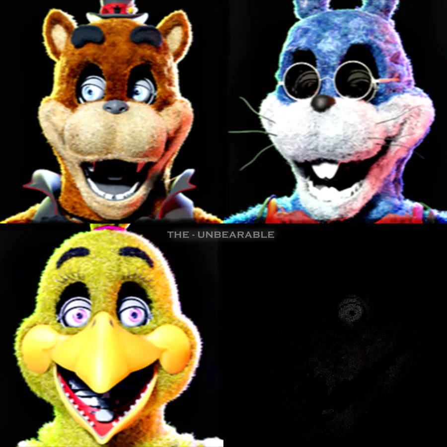 The_Unbearable on Game Jolt: FNAF Movie Poster Of My Realistic FNAF 1  Models