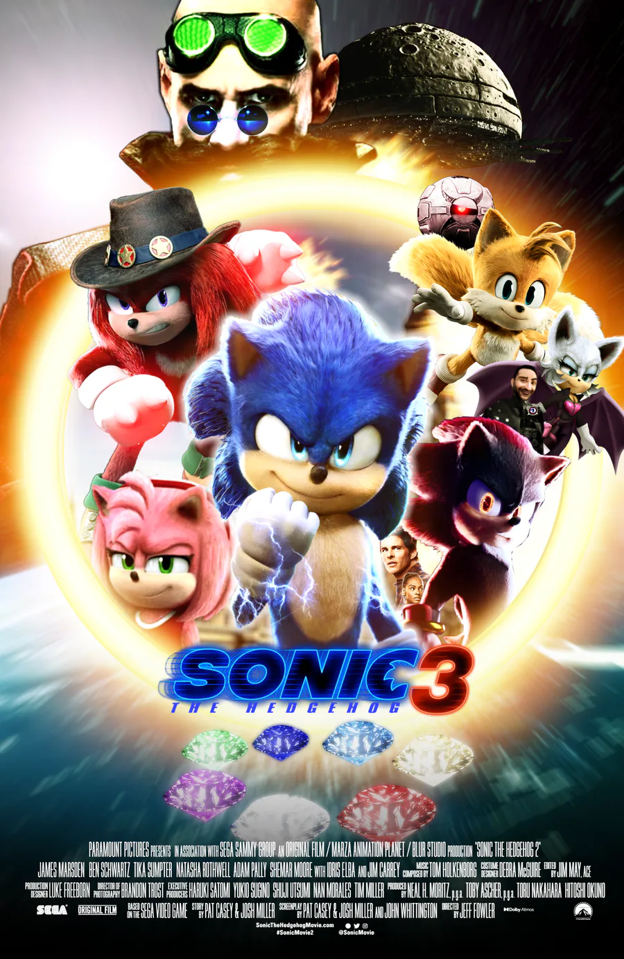 YO DUDES!!!!!, I FOUND THE SONIC THE HEDGEHOG 3 2024 POSTER AND