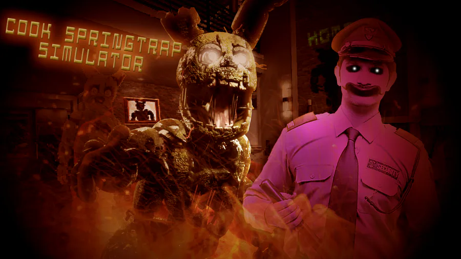 FIVE NIGHTS AT FREDDY'S 3 SPRINGTRAP NEW ANIMATRONIC GMOD …