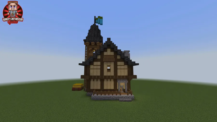 SurvivalHouse  Minecraft medieval, Minecraft medieval house, Minecraft  construction