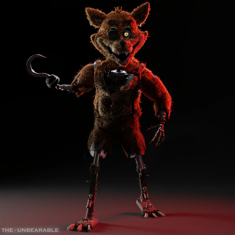 Wildnick on Game Jolt: ok so unwithered foxy was going bad with the head  then i fixed it a