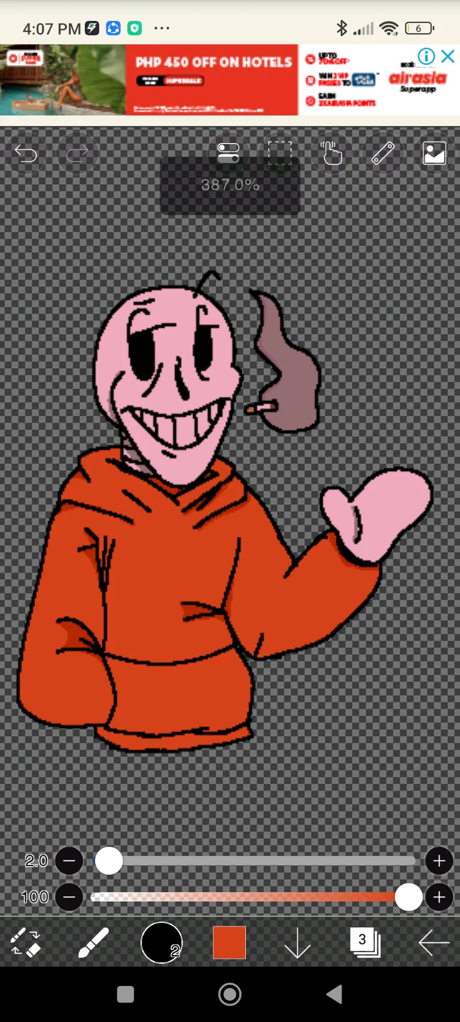 Pixilart - My ink sans sprite by Lekitu