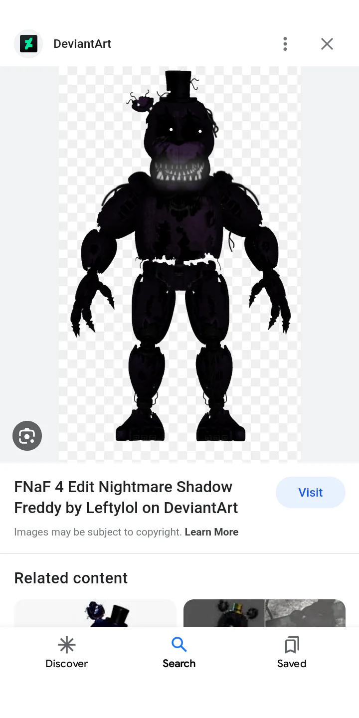 FNaF 4 Edit Nightmare Shadow Freddy by Leftylol on DeviantArt