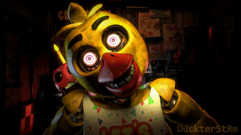 How to draw Chica jumpscare from Five Nights at Freddy's FNAF drawing  lesson