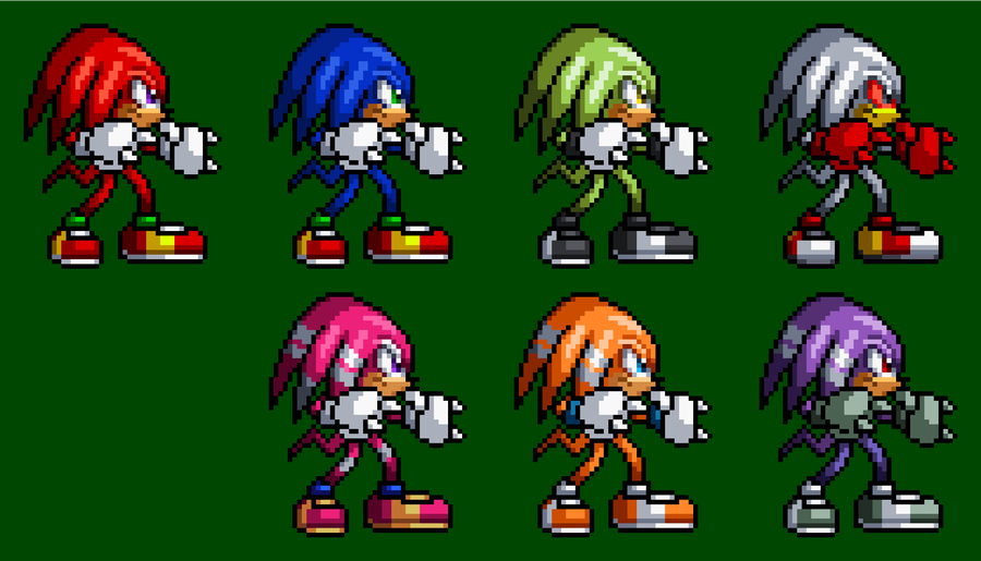 Knuckles The Echidna Knuckles' Chaotix Sonic CD Metal Sonic Sprite