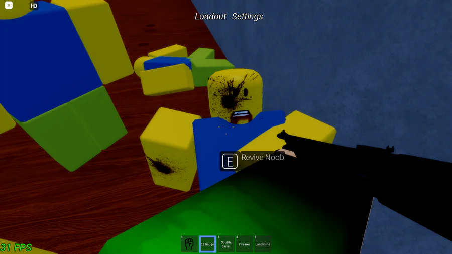 Noobs vs Zombies: Realish - Roblox